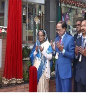Honorable Prime Minister Sheikh Hasina inaugurates the Extended Audit Bhaban at Kakrail on 31 January, 2018