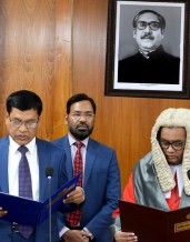 Mr. Md. Nurul Islam sworn in as the 13th Comptroller and Auditor General (CAG) of Bangladesh.